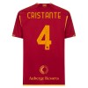 Maglia ufficiale AS Roma Cristante 4 Casa 2023-24 per Uomo